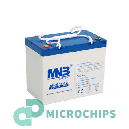 Аккумулятор MNB MNG 55-12 для ИБП (GEL, 55Ah)