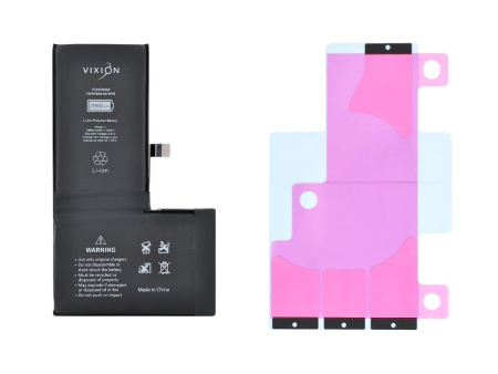 Аккумулятор Vixion для Apple iPhone X, усиленная 2960мАч, с монтажным скотчем