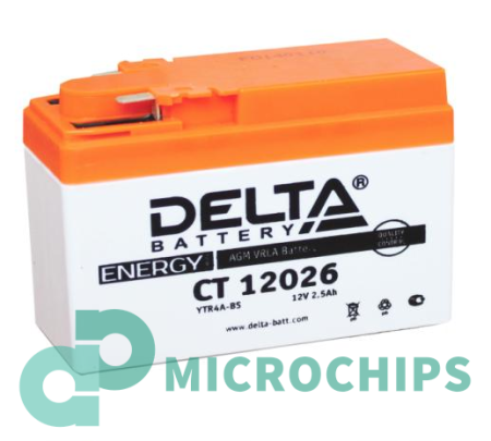 Купить Аккумулятор Delta CT 12026 (AGM, 2.5Ah) Аккумулятор Delta CT 12026 (AGM, 2.5Ah)