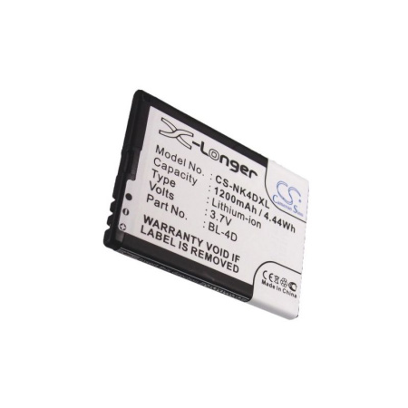 Аккумулятор для Nokia BL-4D 1200mah