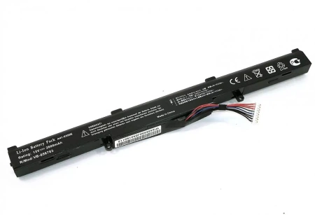 Аккумулятор (батарея) для ноутбука Asus X450J (A41-X550E), 15V, 2600mAh, черный (OEM)