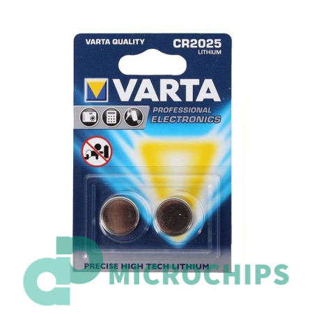 Купить Батарейка Varta Electronics CR2025 2BP Батарейка Varta Electronics CR2025 2BP