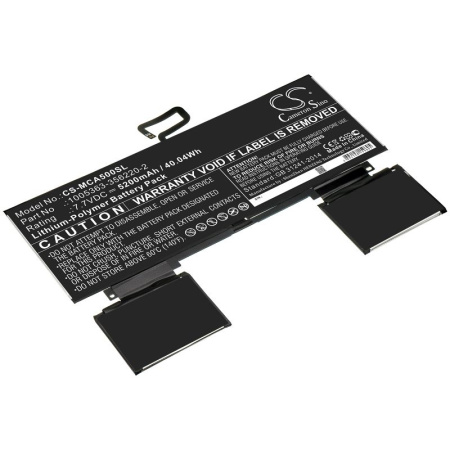Аккумулятор для Microsoft Surface A50 (1005363-356220-2) 5200mAh