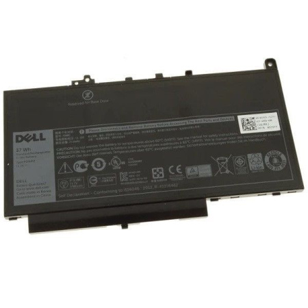 Аккумулятор (батарея) 579TY для ноутбука Dell Latitude E7270, E7470, 7300mAh, 7.6V (оригинал)