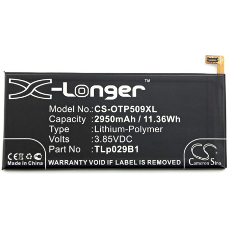 Аккумулятор для Alcatel POP 4S 5.5" 5095K, 5095Y 2950mAh