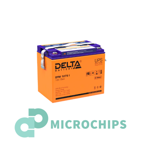 Аккумулятор Delta DTM 1275 I (AGM, 75Ah)