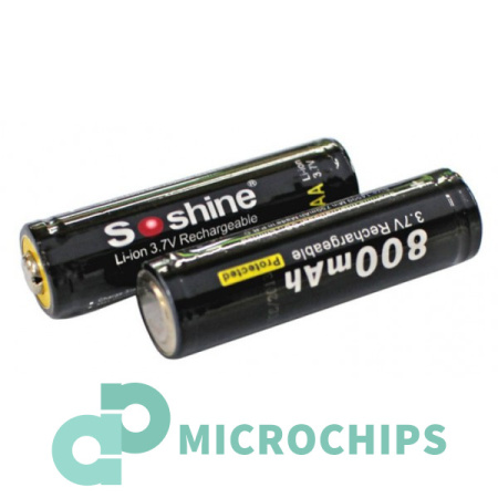Аккумулятор Soshine AA (Li-ion, 800mAh, 3.7V)