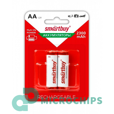 Аккумулятор SmartBuy AA (NiMH, 2300mAh, 1.2V) 2BP