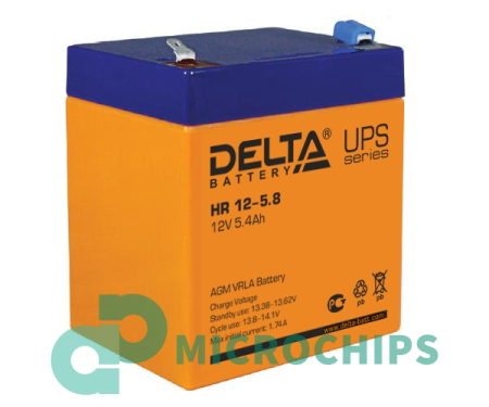 Аккумулятор Delta HR 12-5.8 (AGM, 5.8Ah)