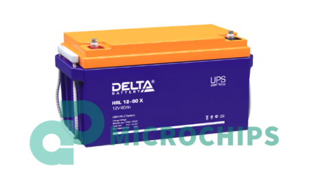 Аккумулятор Delta HRL 12-80 X (AGM, 80Ah)