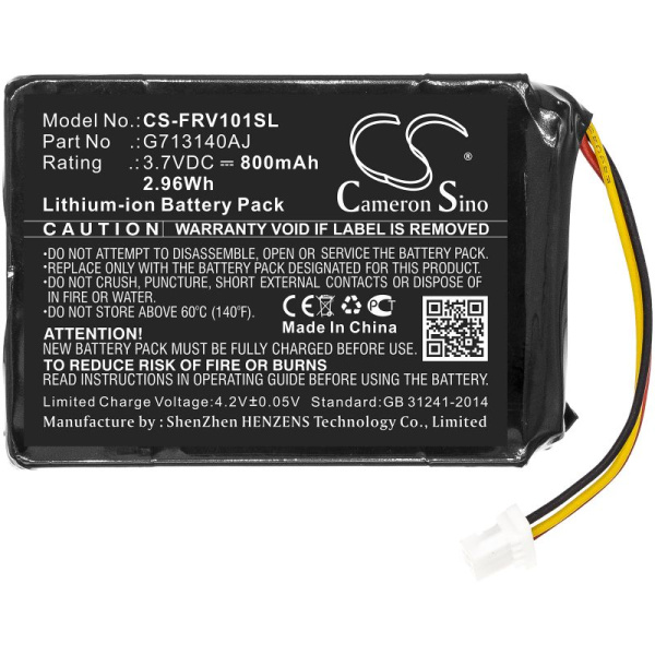 Аккумулятор для FLIR FX, FXV101 (G713140AJ) 800mah