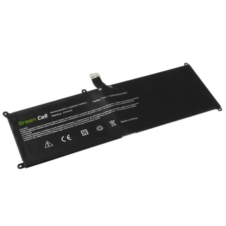 Аккумулятор (батарея) 7vkv9 для ноутбука Dell XPS 12 9250, 4020mAh, 7.6V