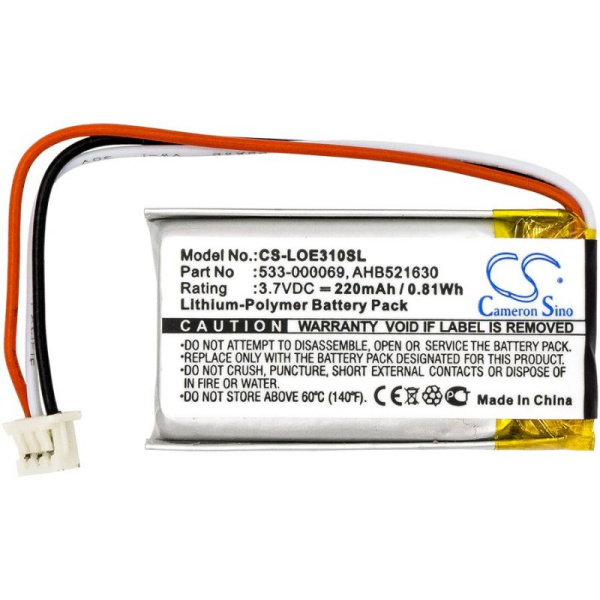 Купить Аккумулятор для Logitech G Pro Wireless, G304, MX Vertical (533-000151) 220mah Аккумулятор для Logitech G Pro Wireless, G304, MX Vertical (533-000151) 220mah