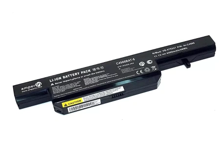 Аккумулятор (батарея) C4500BAT6 AI-C4500 для ноутбука DNS Clevo C4500, 11.1V, 4400mAh