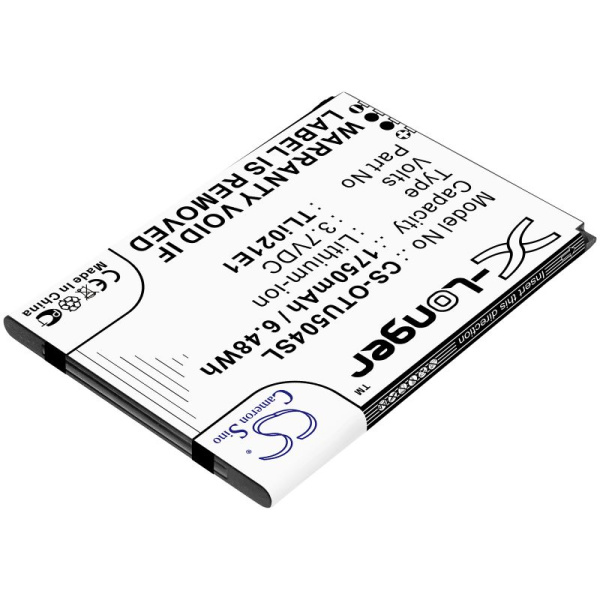 Аккумулятор для Alcatel OT-5047D U5 HD (TLi021E1) 1750mah