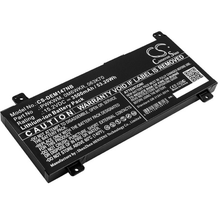 Аккумулятор для ноутбуков Dell Inspiron 14 7466, 7467 3500mAh