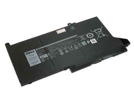 Аккумулятор (батарея) DJ1J0 для ноутбука Dell Latitude 7280, 7480 11.4V, 3685mAh (оригинал)