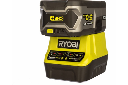 Аккумулятор Ryobi ONE+ RC18120 с зарядным устройством (Li-ion, 5000mAh, 18V)