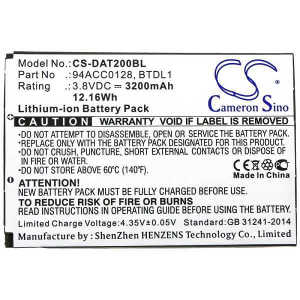 Купить Аккумулятор для Datalogic DL-Axist, Axist (BTDL1) 3200mah Аккумулятор для Datalogic DL-Axist, Axist (BTDL1) 3200mah