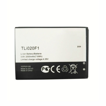 Аккумулятор TLi020F1 для Alcatel OT5045D, OT4045D, OT5010D, OT5042X, OT6036Y, OT7041D, OT5044D