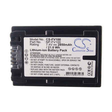 Аккумулятор для Sony NP-FV70, NP-FV100 2850mah