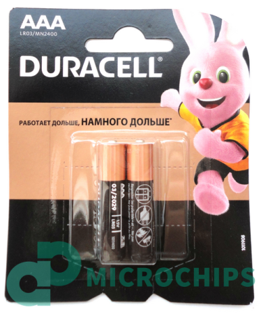 Батарейка Duracell LR03/AAA (MN2400) 2BP