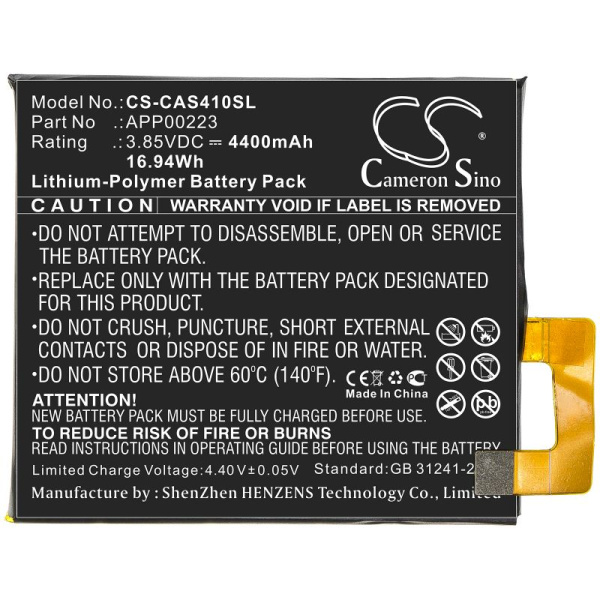 Аккумулятор для CAT S41 (APP00223) 4400mah