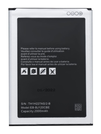 Купить Аккумулятор Amperin EB-BJ120BBE для Samsung Galaxy J1 (J120F), 1800мАч Аккумулятор Amperin EB-BJ120BBE для Samsung Galaxy J1 (J120F), 1800мАч