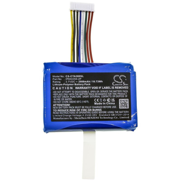 Аккумулятор для Dejavoo Z9 V3, Z9 Blue (IP604355-2P) 2900mah