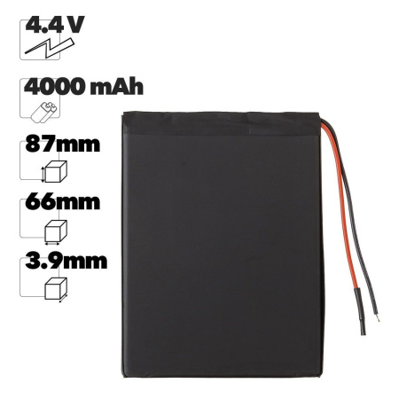 Аккумулятор Premium Quality 396687 (Li-Pol, 4000mAh, 4.4V)