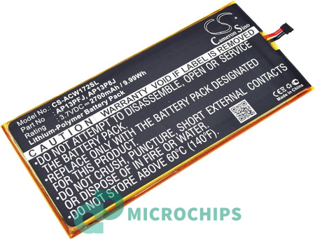Аккумулятор для Acer Iconia Tab B1-720 2700mAh