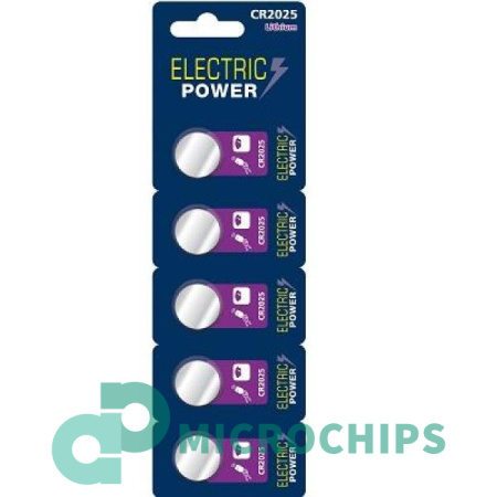 Купить Батарейка Electric Power CR2025 5BP Батарейка Electric Power CR2025 5BP