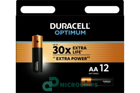 Купить Батарейка Duracell Optimum LR6/AA 12BP Батарейка Duracell Optimum LR6/AA 12BP