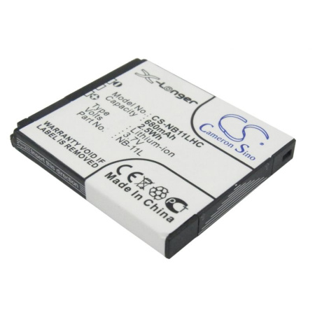 Аккумулятор для Canon IXUS 125HS, PowerShot A2300, IXY 420F (NB-11L) 680mAh