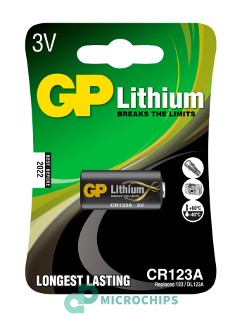 Купить Батарейка GP CR123А 1BP Батарейка GP CR123А 1BP