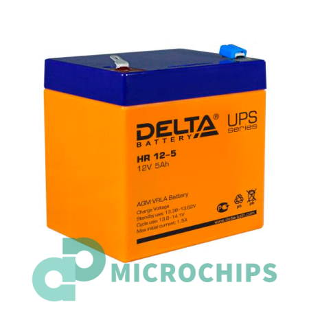 Аккумулятор Delta HR 12-5 (AGM, 5Ah)
