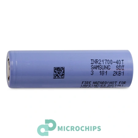 Аккумулятор Samsung INR21700-40T (Li-ion, 4000mAh, 3.7V) Аккумулятор Samsung INR21700-40T (Li-ion, 4000mAh, 3.7V)
