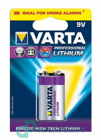 Купить Батарейка Varta Professional Lithium CR-9V 1BP Батарейка Varta Professional Lithium CR-9V 1BP