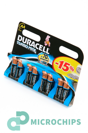 Купить Батарейка Duracell TURBO Max LR6/AA (MX1500) 8BP Батарейка Duracell TURBO Max LR6/AA (MX1500) 8BP
