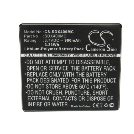 Аккумулятор для SJCAM SJ4000, SJ5000, Dominant S06, Digma 900mah