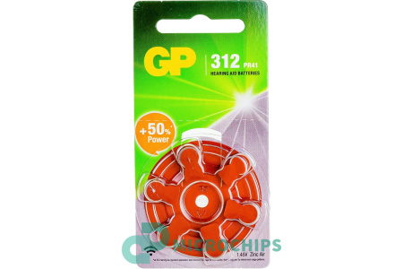 Батарейка GP ZA 312 6BP
