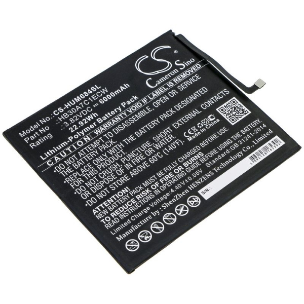 Аккумулятор для HUAWEI MediaPad M6 8.4 (HB30A7C1ECW) 6000mah