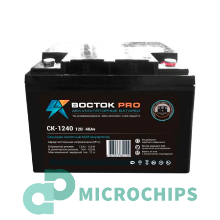 Аккумулятор Восток PRO СК-1240 (AGM, 40Ah)