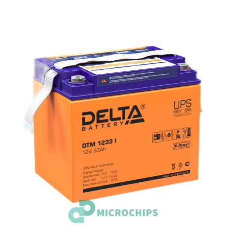 Купить Аккумулятор Delta DTM 1233 I (AGM, 33Ah) Аккумулятор Delta DTM 1233 I (AGM, 33Ah)