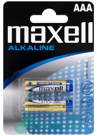 Батарейка Maxell Alkaline LR03/AAA 2BP