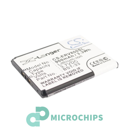 Аккумулятор для Sony Ericsson BST-33 900mah