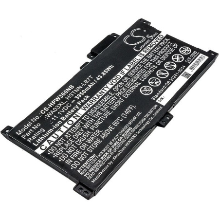Аккумулятор для ноутбука HP Pavilion X360 15" (WA03XL) 3950mAh
