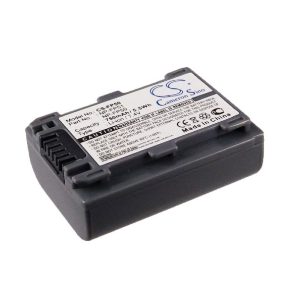 Аккумулятор для Sony NP-FP30, NP-FP50, NP-FP60 750mah