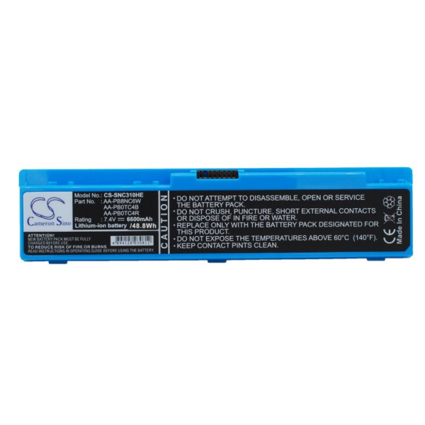 Купить Аккумулятор для Samsung NT-X120, NP-N310, NP-N315 серии (AA-PB0TC4B) 6600mah синий Аккумулятор для Samsung NT-X120, NP-N310, NP-N315 серии (AA-PB0TC4B) 6600mah синий