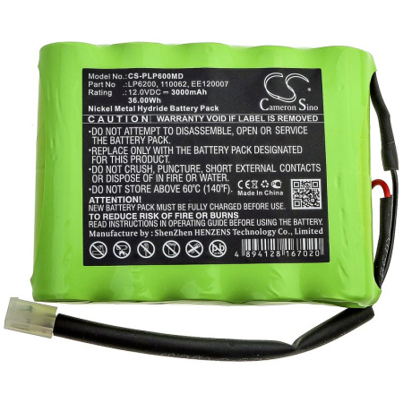Аккумулятор для Physio-Control Lifepak 6, Lifepak 6S, LP7 (LP6200) 3000mAh